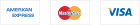 We accept American Express, Mastercard and Visa